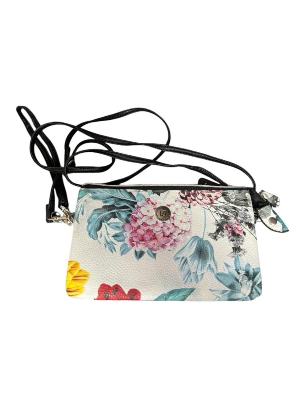 Stone Mountain White Floral Crossbody Purse Bag New
